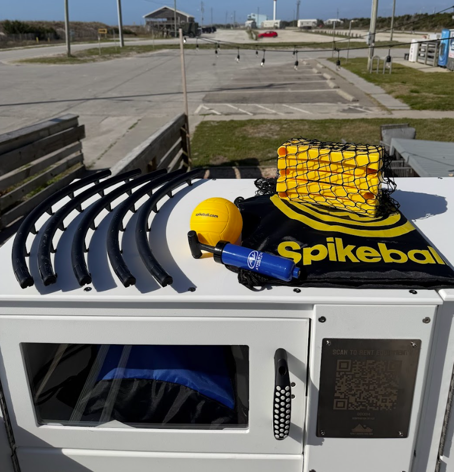 Spikeball and games on V2 locker