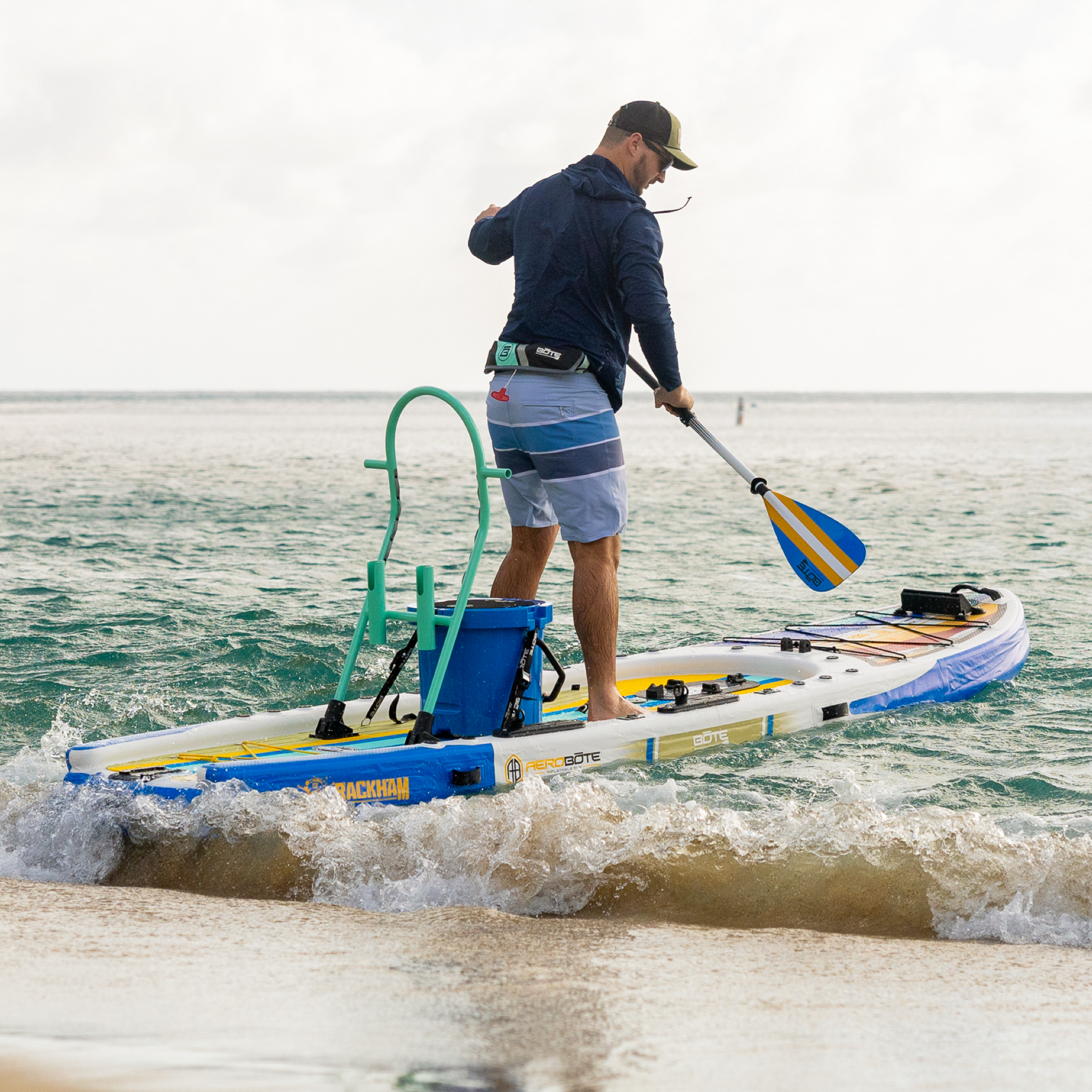 Rackham paddle board on the water
